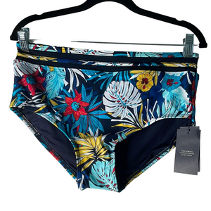 NWT TOMMY HILFIGER Tropical Floral Women's Swim Bottoms SIZE M